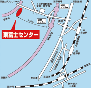 東富士センター地図