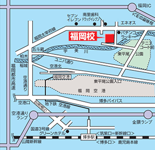 福岡校地図